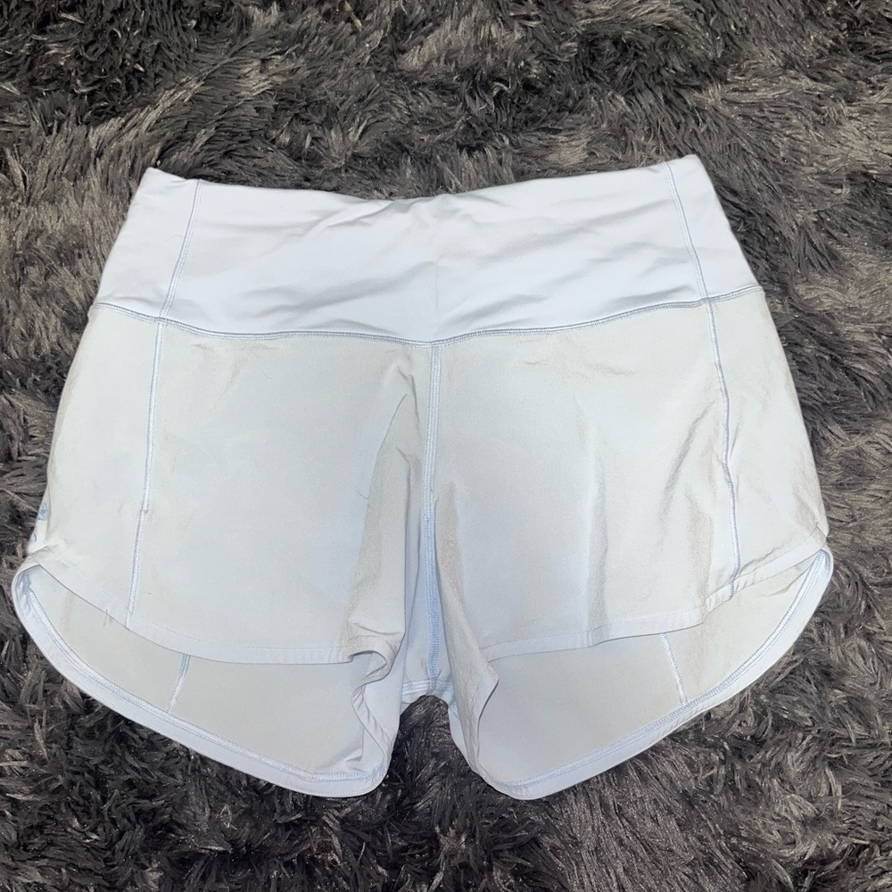 Lululemon Speed Up Shorts Light Blue size 6